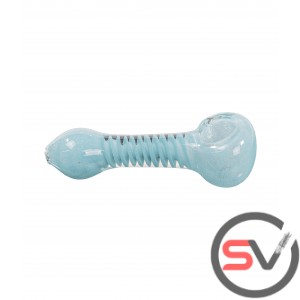 CLEAR BODY TWIST DESIGN HAND PIPE 5inch 5CT/PK